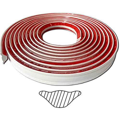 Flexible Deckenleisten Selbstklebend | Zierleiste für Bodenkante Wand...