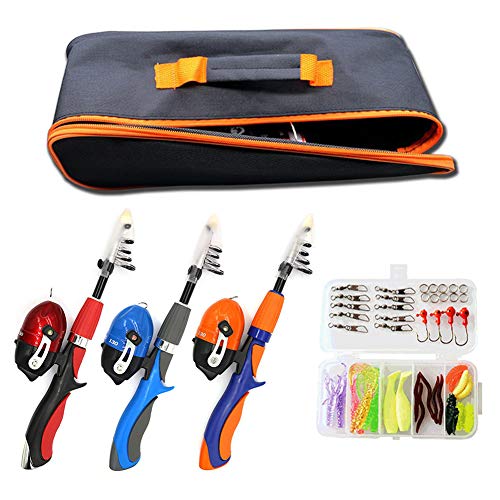 Angel Set für Kinder,Angelset Kinder,Angelrute Set Kinder mit Angelrolle und Köder Set für Jungen, Mädchen, Jugendliche… – Bild 4