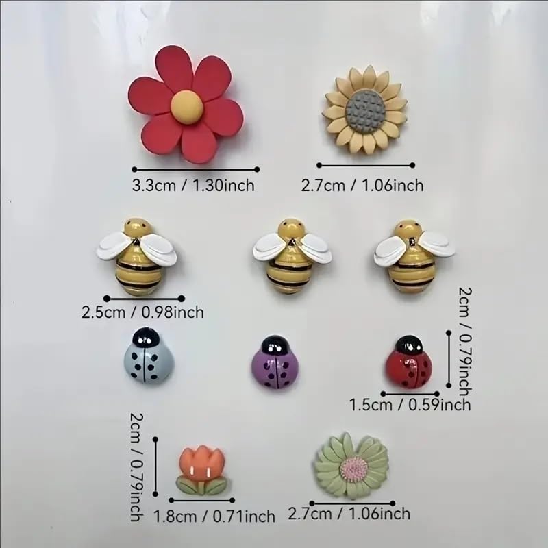 10 Imánes de Refrigerador Decorativos miniatura 3