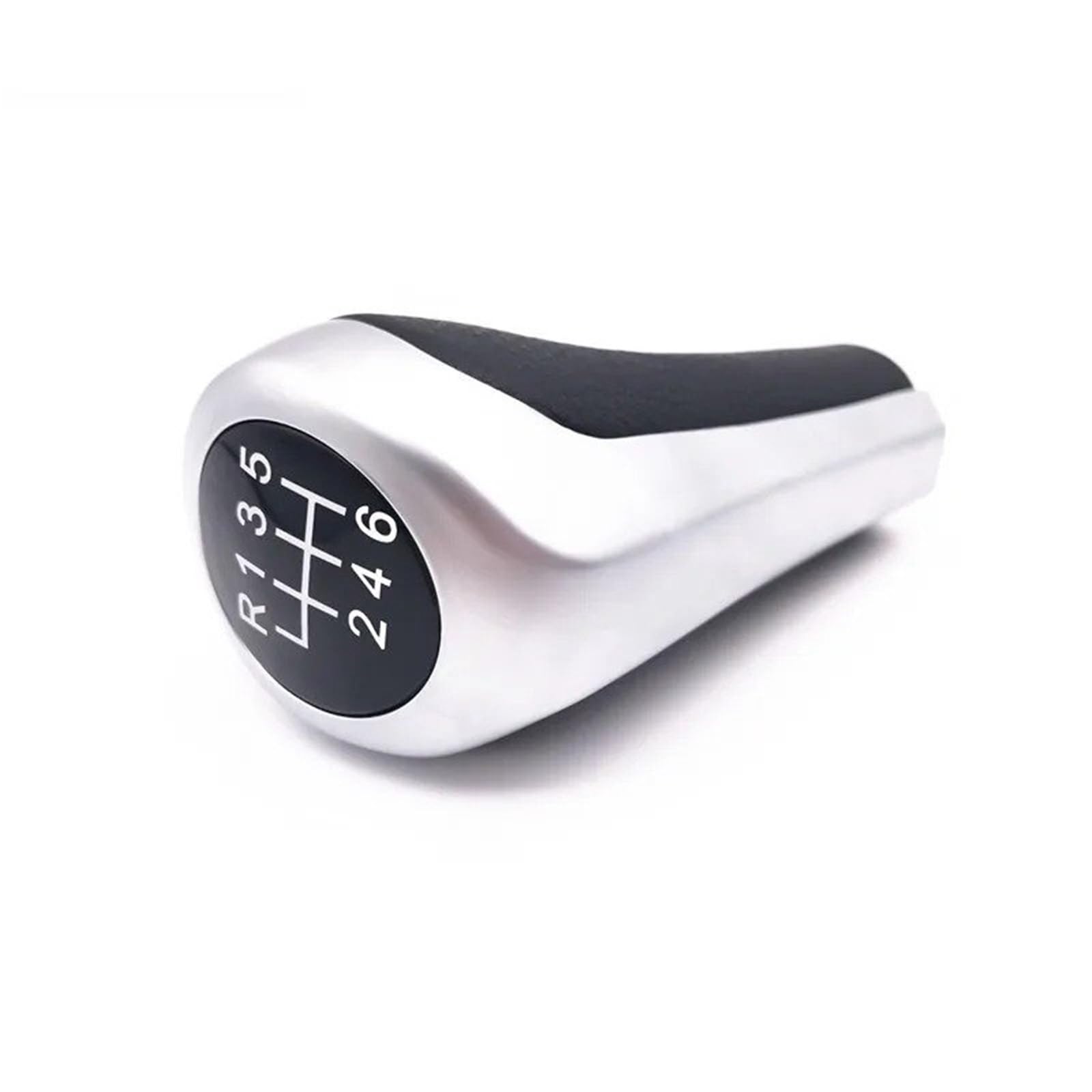 MWBDSZJQVX Gear Shift Knob for BMW 1 3 5 6 Series E30 E36 E39 E46 E53 E60 E63 E83 E84 E90 E91 Chromed Matte Carbon Fiber Leather Gear Shift Knob(Matte 6Speed)