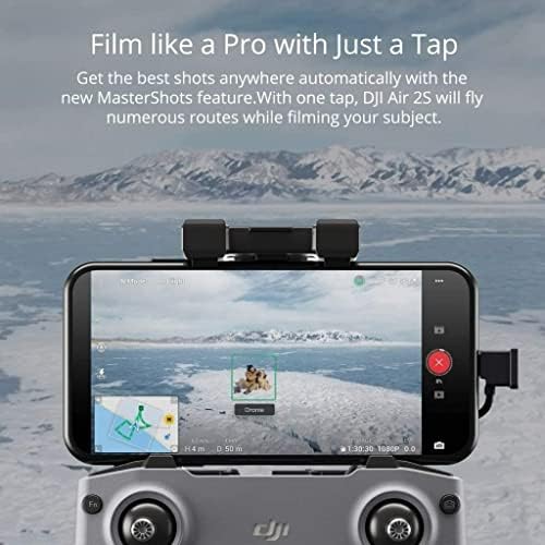 DJI Air 2S, Drone Quadcopter UAV with 3-Axis Gimbal Camera, 5.4K Video, 1-Inch CMOS Sensor, 4 Directions of Obstacle Sensing, 31 Mins Flight Time, 12km 1080p Video Transmission, MasterShots, Gray