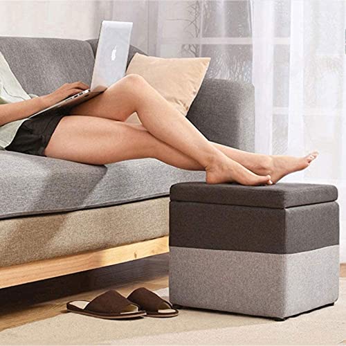 Tabouret siège coussin de pied carré pour gagner de l'espace - 7