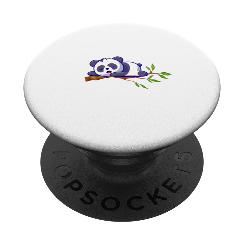 Je peux pas j'ai la lamme humour siesta panda PopSockets Swappable PopGrip, Black