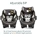 Primo Viaggio 4-35 Nido - Rear Facing Infant Car Seat - Includes Base with Load Leg & Anti-Rebound Bar - for Babies 4 to 35 lbs - Made in Italy - Onyx (Black)