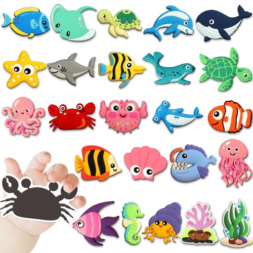 24PCS Ocean Animals Refrigerator Magnets