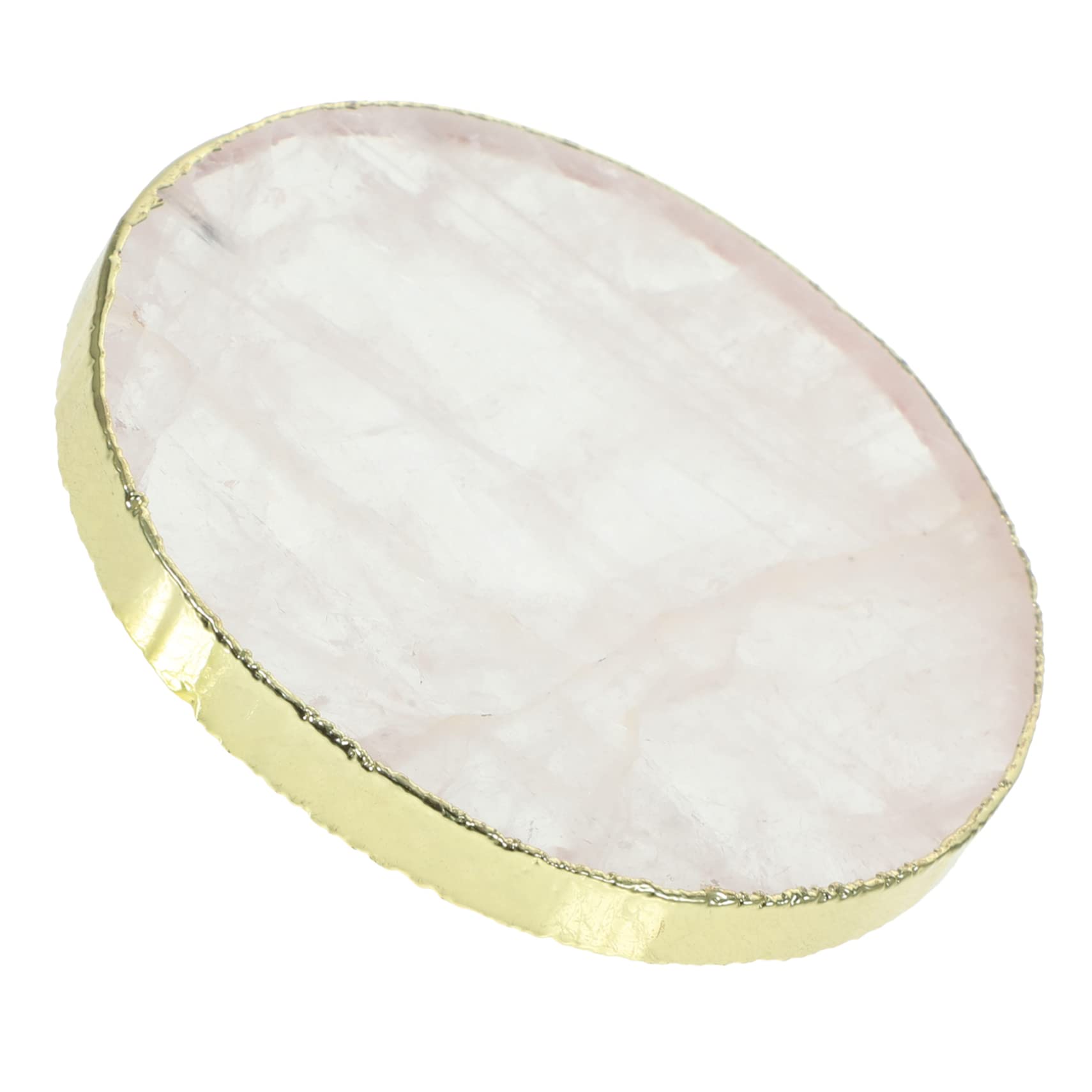 Alipis 2piezas Posavasos De Cristal Natural Borde De Cúpula para Decoración De Mesa para Bodas Aniversarios y Fiestas