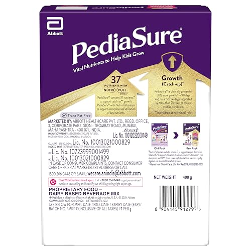 Image of Pediasure Zero Sucrose 400g, Vanilla, Scientifically Designed Nutrition to Help Kids Grow, Pediasure Zero Sugar