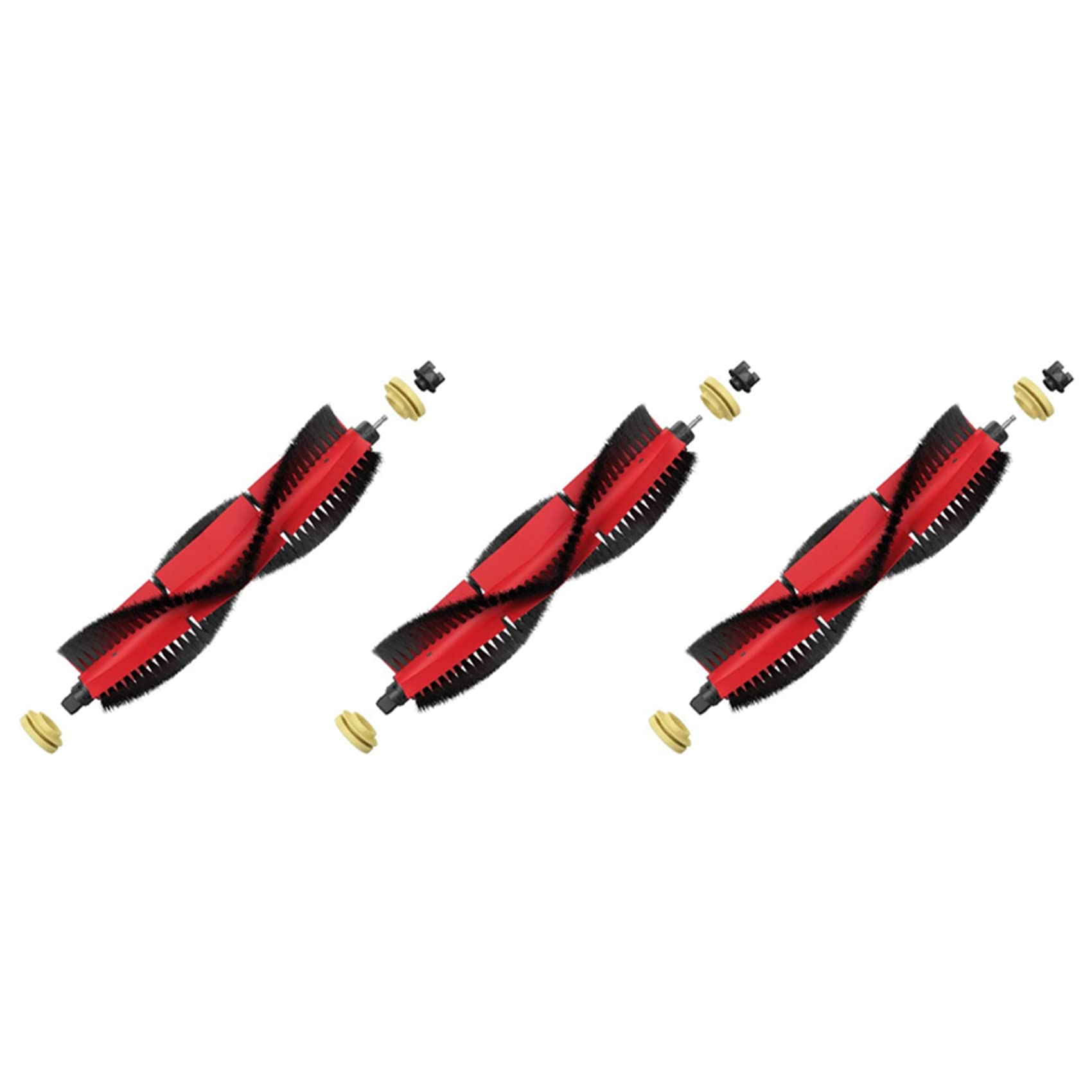 Hndhbfgrt 3X Easy Clean Main Brush for S6 MaxV, S6, S6 Pure, E4,S4 Max,S4, S5 Max, S5, E35, E2 Robot Vacuum Cleaner