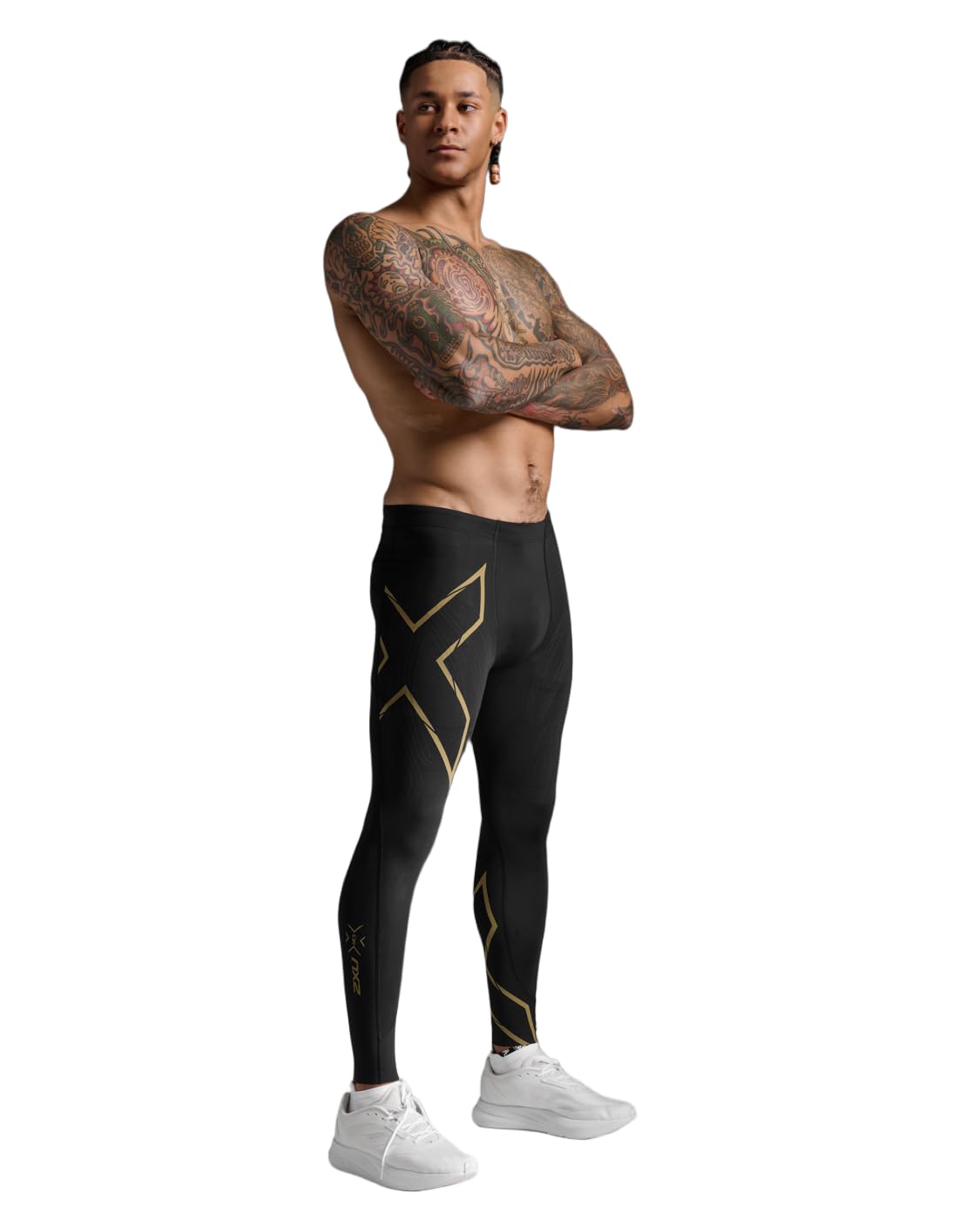 2XU Men's Light Speed Compression Tights - Lightweight & Flexible Support for Improved Running Performance