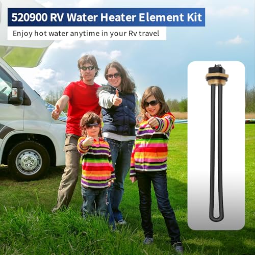 Image of 520900 Rv Water Heater Element Screw Components Replace 520789 Sw6dem Sw10de Sw12de in The Suburbs, Which is Suitable for The Sw Series of Rv Water Heater Parts in The Suburbs -120v 1440w
