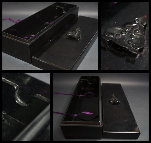 Amazon.co.jp: 木製黒漆塗掛け軸入収納ケース3C1125 303 : おもちゃ