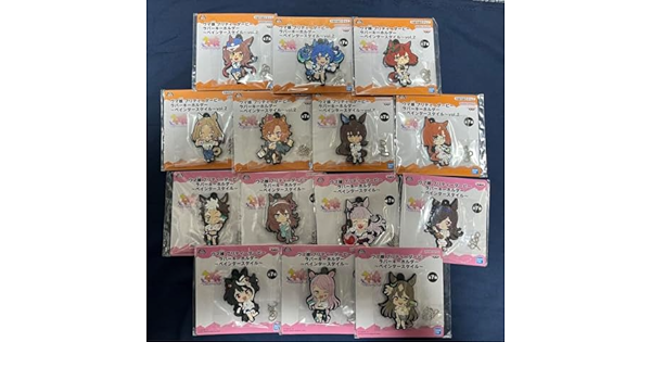 ウマ娘 ラバーキーホルダー ペインタースタイル vol.1 vol.2 14種