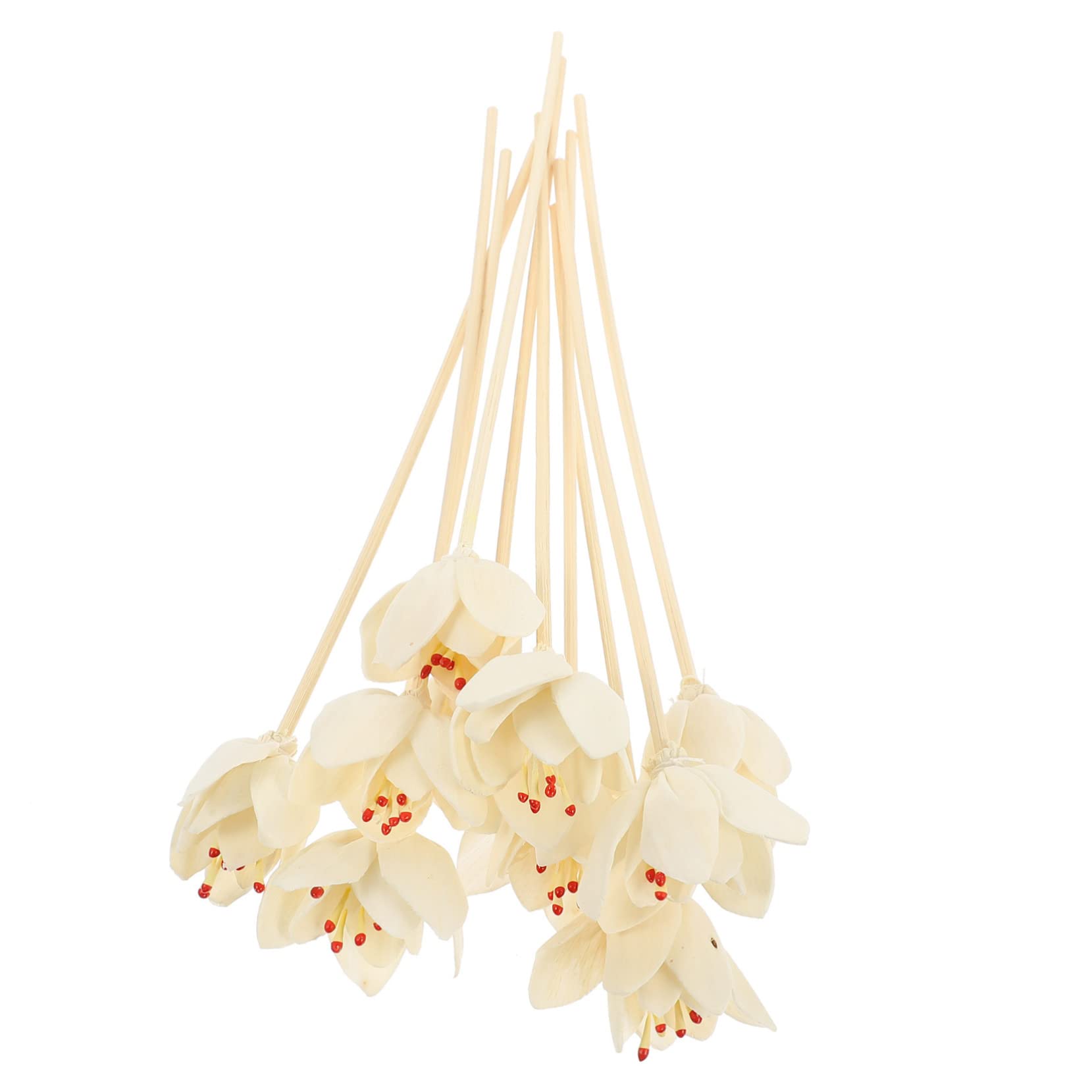 PRETYZOOM 30 STK Aromatherapie-Rattan Gefälschte Blumendekorationen Tischaufkleber Zum Jäten Ätherisches Öl Flüssig Duftstäbchen Für Ätherische Öle Künstliches Blumenarrangement Hölzern