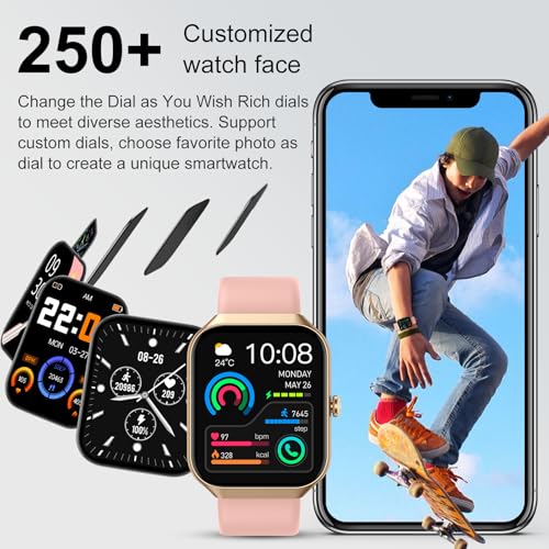 Jugeman P99 Smart Watch For Men Women (Answer/Make Call), 1.96"Hd Smartwatch thumb #4