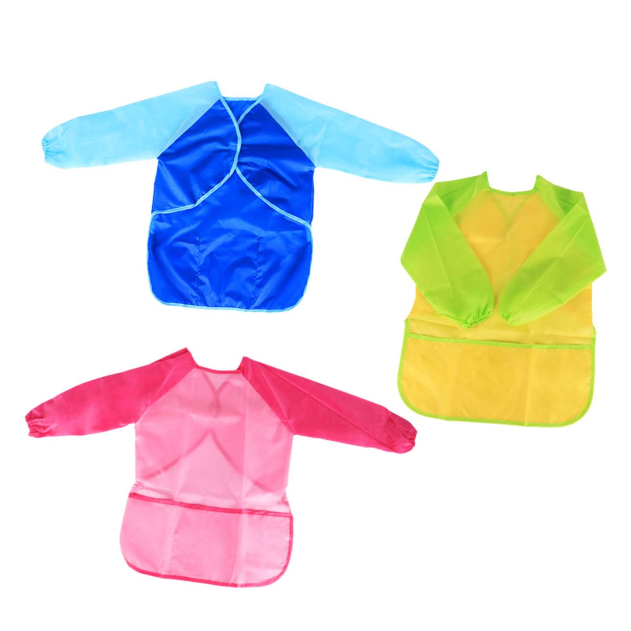 TOYANDONA 9 Pz camice da disegno grembiule da bambino bavaglino impermeabile grembiule artistico per bambini rivestimento del cappotto di pittura usura inversa da lavoro abito