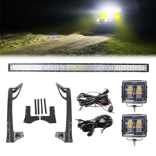 Amazon.co.jp: ラングラーJK 52 インチ LED ライトバー LED