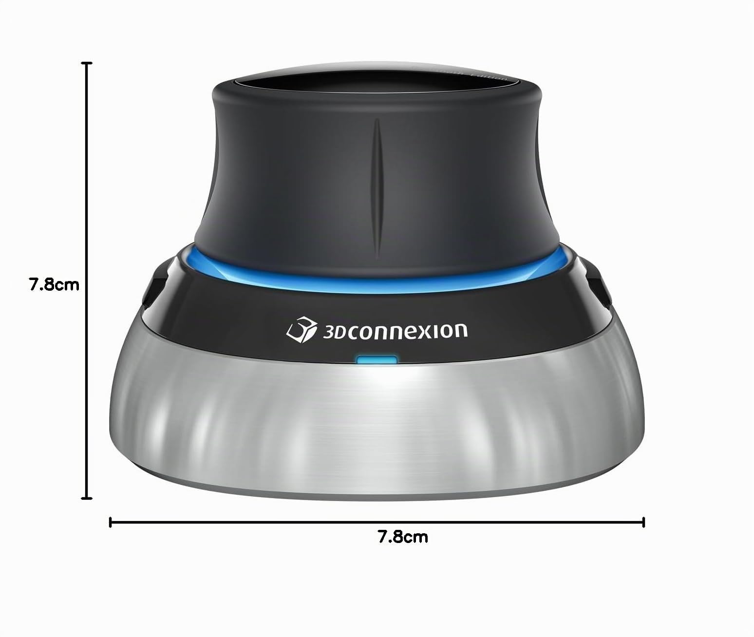 3Dconnexion SpaceMouse Wireless (Bluetooth Edition, 3D-souris, sans fil, noir)