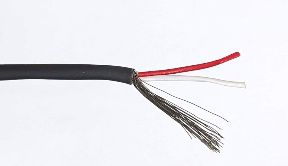 ケーブル・シールド NI 切売り電線 N-SKILL 耐熱OFCパワーケーブル シールドプラス