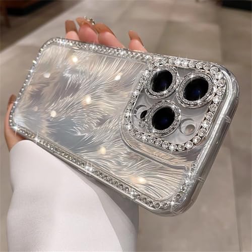 Coque iPhone 15 Pro Max antichoc acrylique bleu pailleté anti rayure objectif - 6