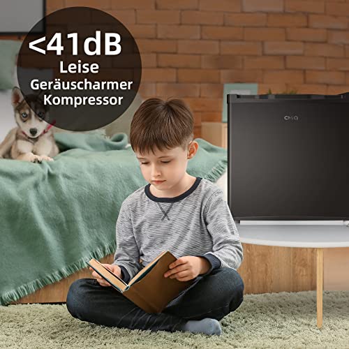 CHIQ CHIQ Gefrierschrank Klein 31L, 4 Sterne Gefrierfunktion, Mini Tiefkühltruhe bis zu -24°C, 49,6 x 47,4 x 44,7 cm (HxBxT), Schwarz - Funktionsansicht 5 | Gefriertruhen