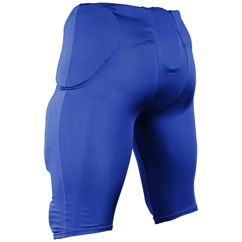 Champro Terminator 3 Integrated Football Pants Pantaloni Calcio, Royal, L Uomo