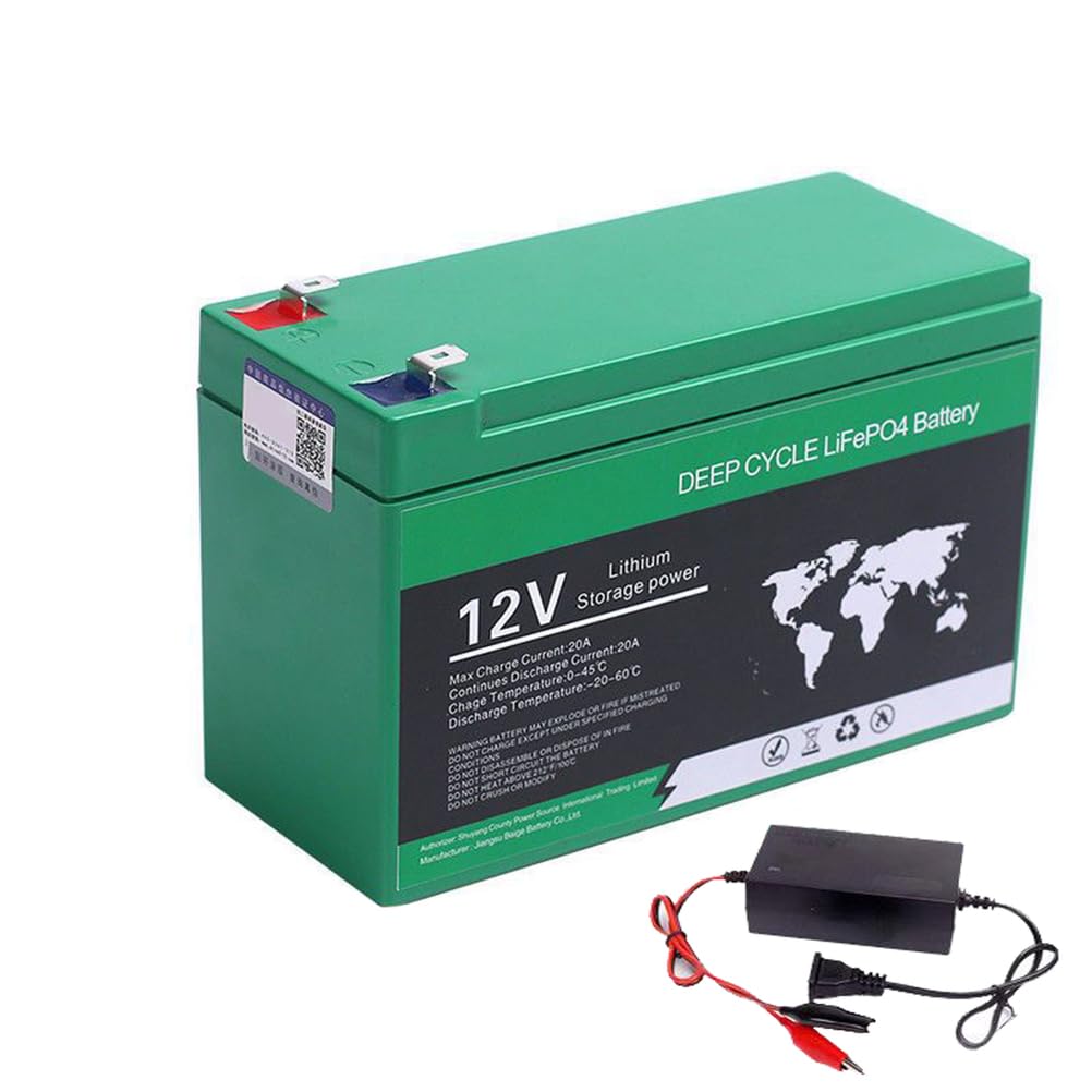 Batería de Litio para pulverizador eléctrico de 12 V, 6 Ah, 8 Ah, 10 Ah, 12 Ah, 14 Ah, 16 Ah, 18 Ah y 20 Ah, para iluminación Exterior y Almacenamiento de energía.