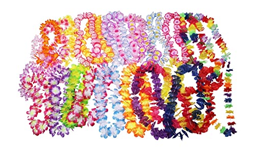 Oojami Jumbo Party Bag ~ Tropical Hawaiian Luau Lei Styles (50 ct) ~ Party Favors