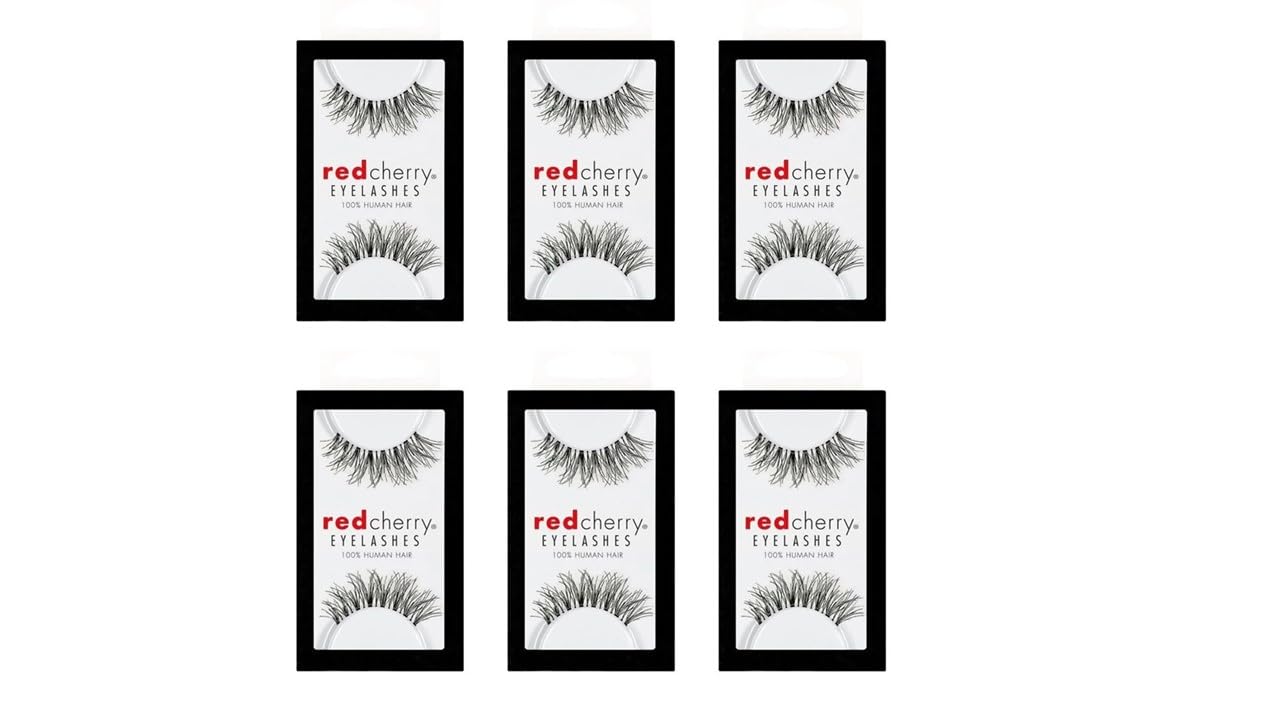 Red Cherry #WSP False Eyelashes (Pack of 6 Pairs)