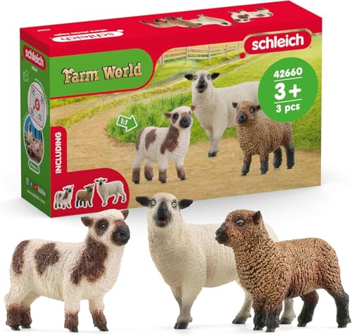 SCHLEICH Farm World | Schaffreunde 42660 Bauernhof Spielfigur |...