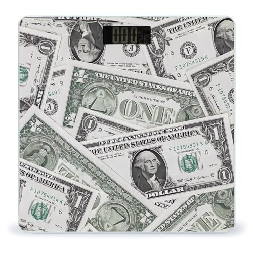 1 U.S. Dollar Scale for Body Weight Smart Accurate Digital Bathroom Scale with Easy Read LCD