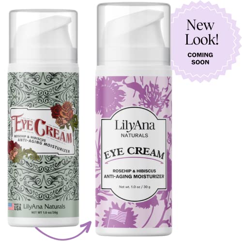 Lilyana Naturals Eye Cream For Dark Circles And Puffiness, Under Eye Cream For Wrinkles And Bags, Anti Aging Eye Cream Helps Improve Dryness And Is Great For Sensitive Skin - 1 Oz - Made In Usa #TOP5
