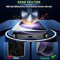 IMBZBK für iPhone 17e / 16e für Panzerglas, mit Kameraschutz, 3+3 Stück – Ansicht 4