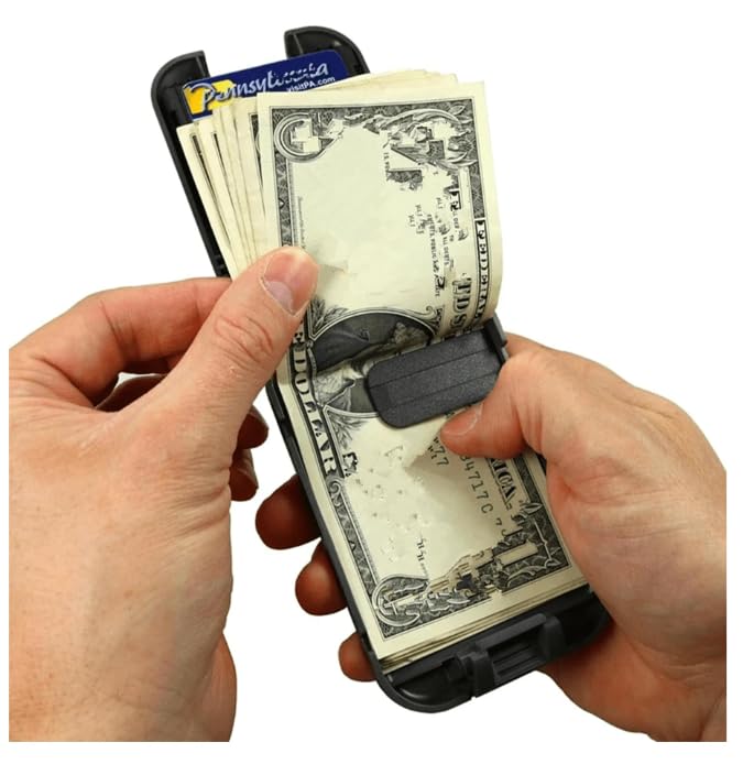 The Clam Flip Mens Wallet with RFID4