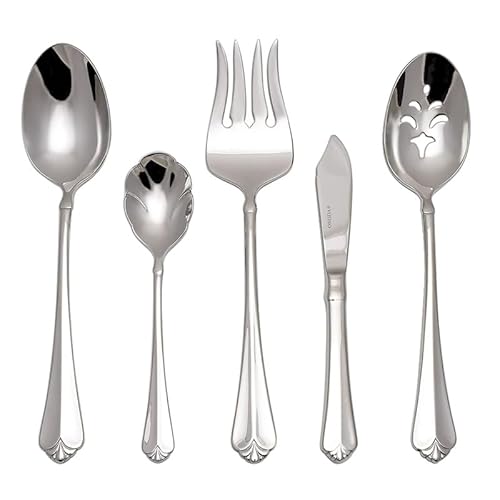 Oneida Juilliard 5Pc Serving Set, 18/10 Stainless