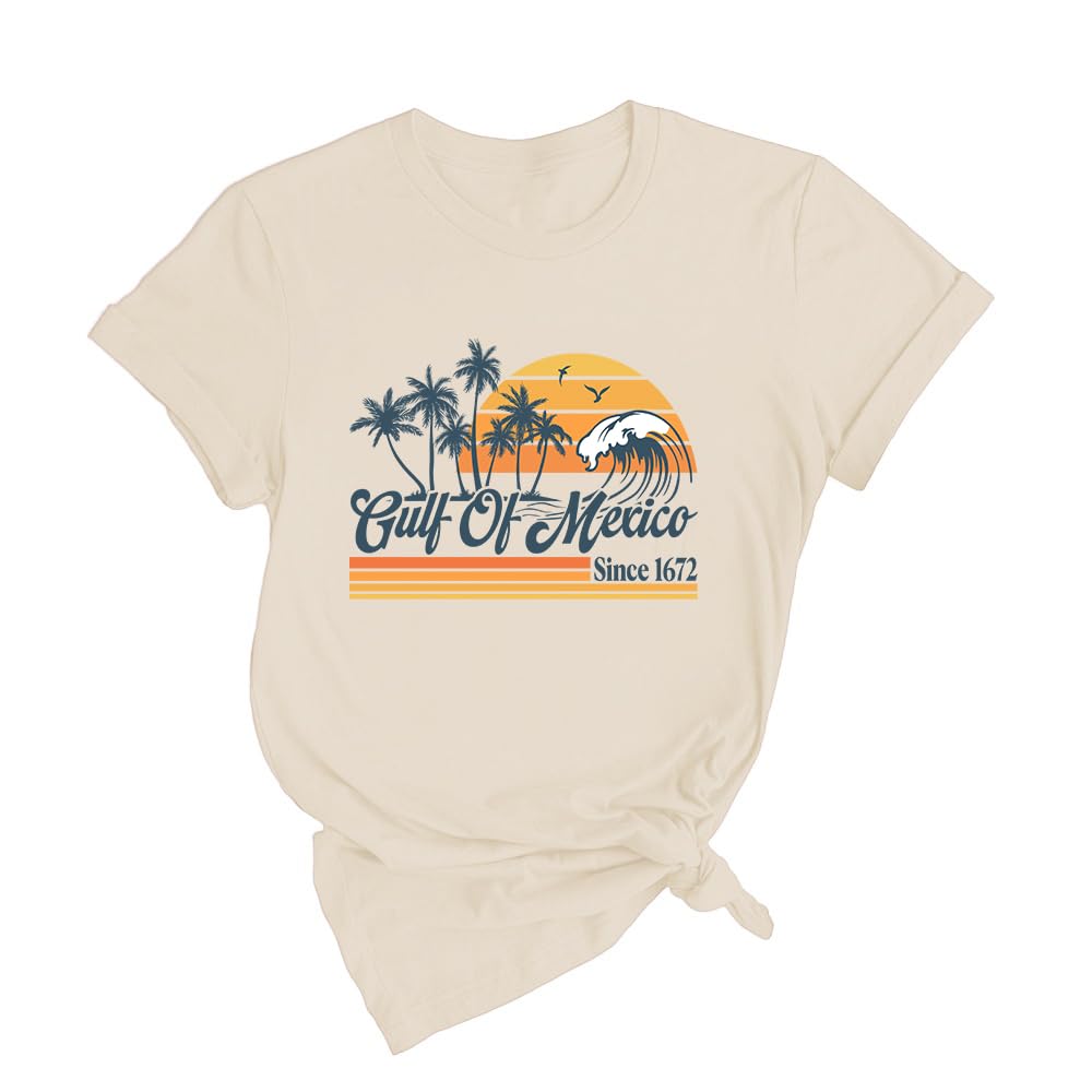 Summer Mexico Beach Tops Mexico Shirt for Women Graphic Print Tee Beachy Short Sleeve Outfit