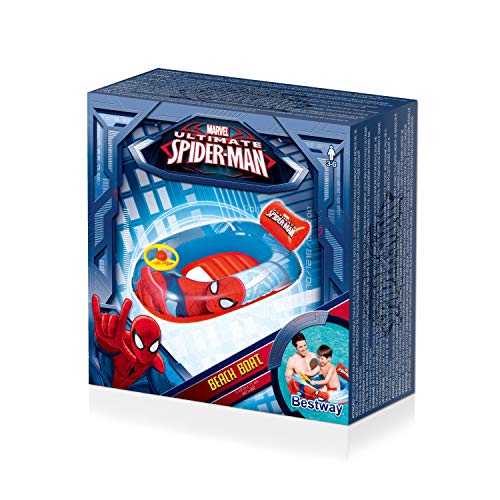 Bote Infantil Homem Aranha 1,12cm X71cm C/Volante Bestway