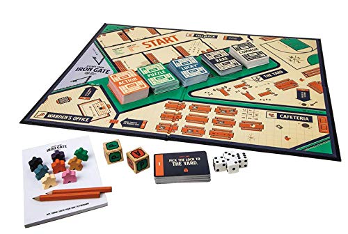 The Escape Game: Escape From Iron Gate - The Puzzle Completing, Drawing, Acting And Trading Prison Break Party Game By Pressman, Multi Color #TOP2