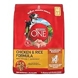 Purina ONE Chicken and Rice Formula Dry Dog Food - 40 lb. Bag