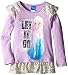 Disney Girls' Long Sleeve Lilac Fashion Top