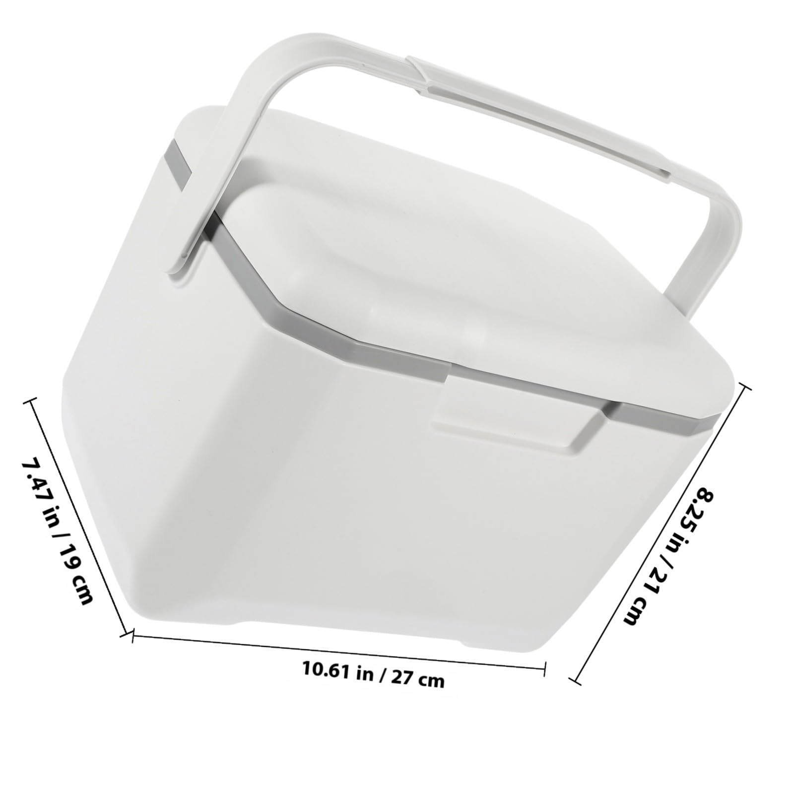 SECFOU Caja de Picnic Aislada para Exteriores de 6l Diseño Fácil de Transportar y Materiales PE, PU y PP para Mantener Alimentos y Bebidas Conservados por 48 Horas en Viajes y Salidas