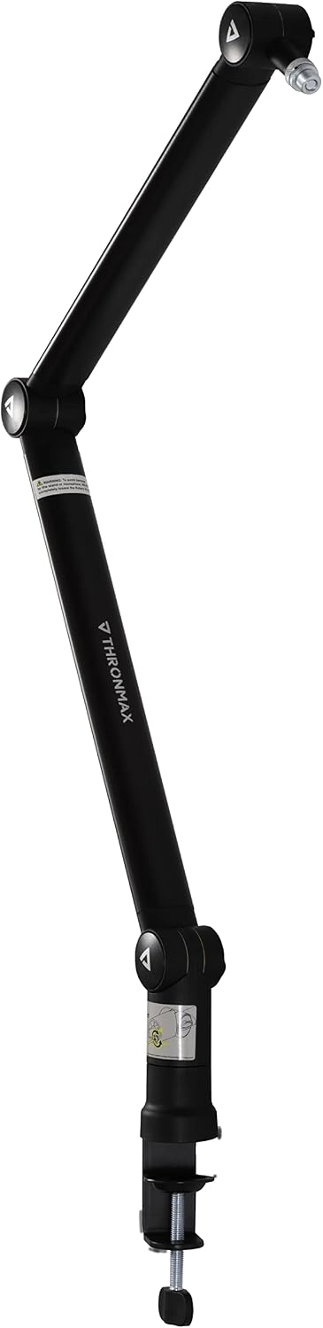 Best Deal Product THRONMAX S3 Zoom Adjustable Microphone Suspension Boom Scissor Arm Stand, Made of Durable Steel for Radio Broadcasting Studio, Voice-Over Sound Studio, Stages 🛒 Crazy Deals THRONMAX S3 Zoom Adjustable Microphone Suspension Boom Scissor Arm Stand, Made of Durable Steel for Radio Broadcasting Studio, Voice-Over Sound Studio, Stages
