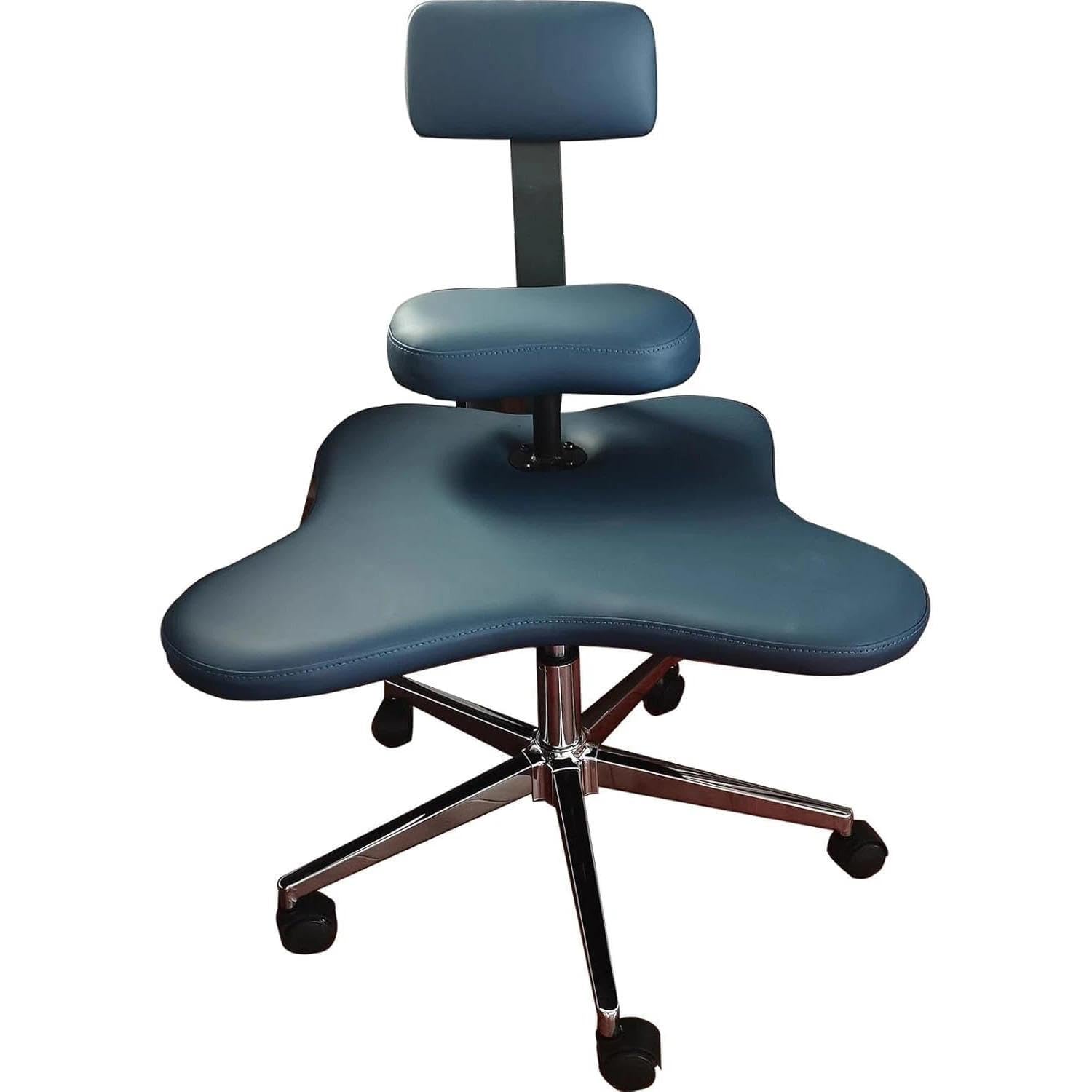 Chaise de bureau ergonomique à genoux réglable et active avec soutien lombaire