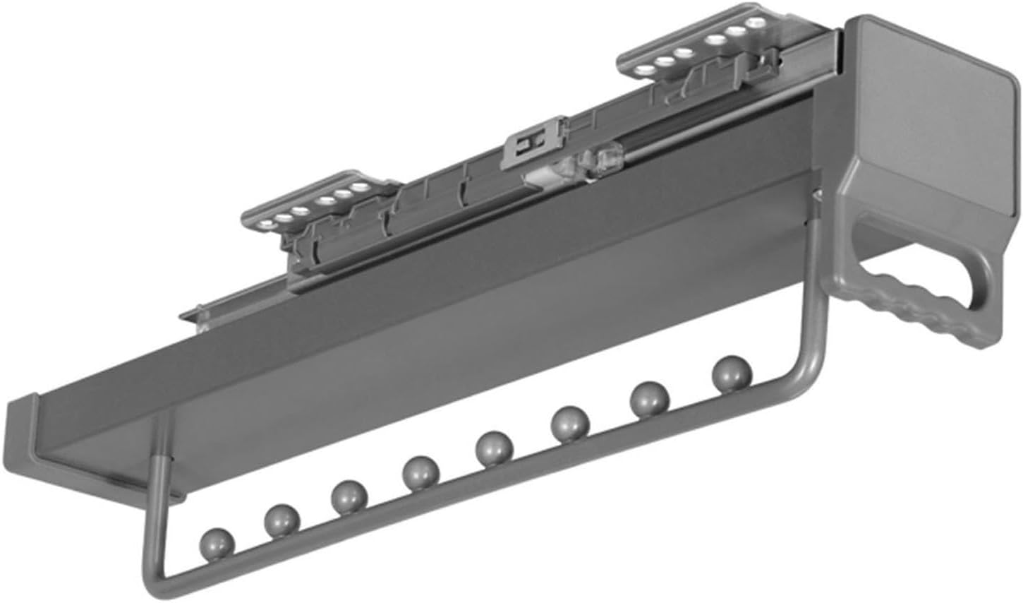 Pull Out Closet Valet Rod, Wardrobe Hanger Rack Top Mount Telescopic Pants Rack,Closet Rod(Color2,45cm)