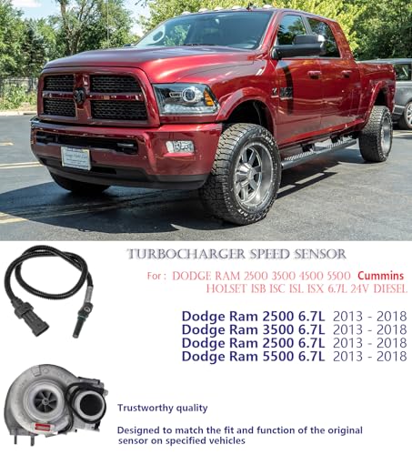 Turbocharger Speed Sensor 6.7, Turbo Charger Output Speed Sensor 4032806, Compatible with Cummins Holset ISB ISC ISL ISX 6.7L 24V Diesel, for Dodge RAM (904-7146) by JOYOJUMA - Image 2