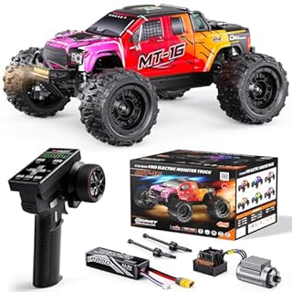 DIKAVEY 1/16 50MPH Brushless 4WD RC Truck,Upgradeable All-Terrain Remote Control Cars with 3S Battery,Waterproof Fast Off-Road RC Truggy