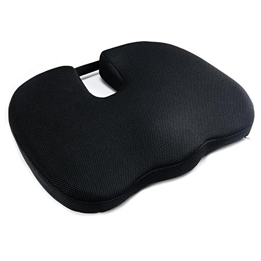 Dreamer Car Seat Cushions for Office Chairs/Sciatica Pain Relief Pillow - Memory Foam Office Chair Cushions/Desk Chair Cushion/Computer Chair Cushion for Tailbone Pain Relief