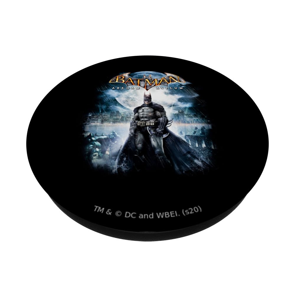 Batman: Arkham Asylum Game Cover PopSockets PopGrip Intercambiabile