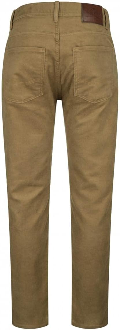 Hoggs of Fife Carrick Stretch Technical Moleskin Jeans Dried Moss 40''
