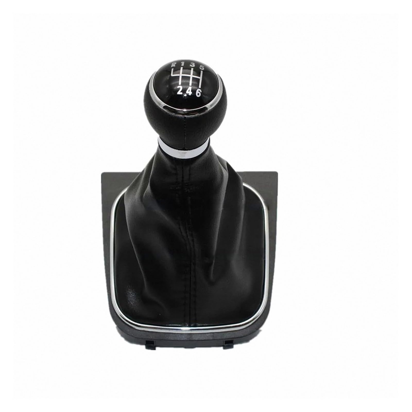 Lozopmtmld Kind 1 For Vw For Scirocco 2009-2014 Sporty Shift Knob Black/Red