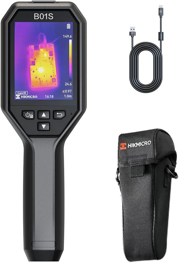 Cámara térmica HIKMICRO B01S Wi-Fi IR 256x192, 64GB, -20°C~550°C